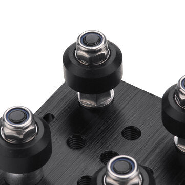 Machifit V-Slot V Gantry Plat Special Slide Plate Five Roulette for 2040 Aluminum Profile