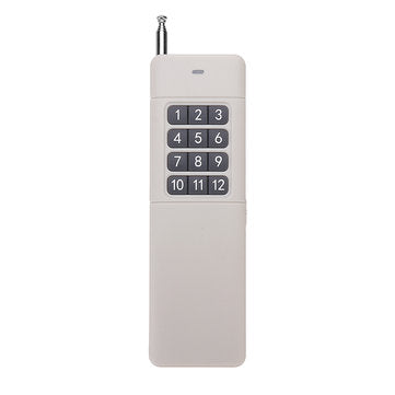 DC9V 12 Key Button Wireless Remote Control 3000M Ultra Long Range Transmitter (FREQUENCY: 315MHZ)