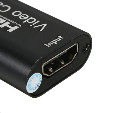 4K 1080P HD Video Capture Card USB2.0 to HDMI Video Capture Box Recorder for Gaming Live for Youtube