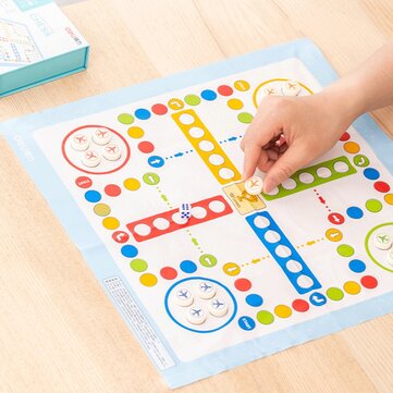 Deli 6759 Classic Game Chess Children Puzzle Portable Foldable Funny Chess for Home Family Entertain