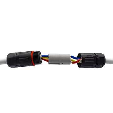 CDF-M3 IP68 Waterproof Screw-free Mini Connector 3 Cores Direct-through Outdoor Lighting Small Quick