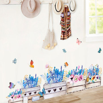 Miico FX64046 Flower Wall Sticker Children`s Room And Kindergarten Decorative Wall Sticker DIY Stic