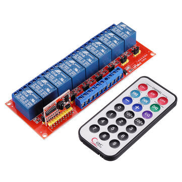 Multi-function Infrared Remote Control 8 Channel Relay Mo... (VERSION: INCHINGSWITCH | VOLTAGE: 24V)