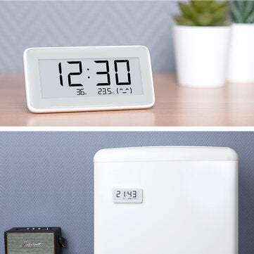 Xiaomi Mijia BT4.0 Bluetooth Wireless Smart Electric Digital Desktop Clock Indoor Hygrometer Thermom