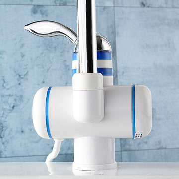 Tankless Instant Electric Hot Water Heater Faucet Bathroom Kitchen Heating Tap 220V 3000W
