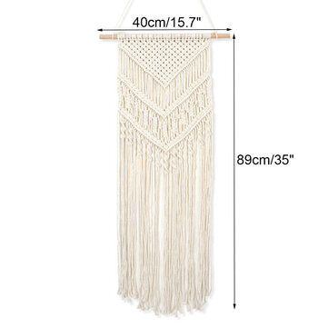 Macrame Wall Hanging Handwoven Bohemian Cotton Rope Tapestry Home Decor