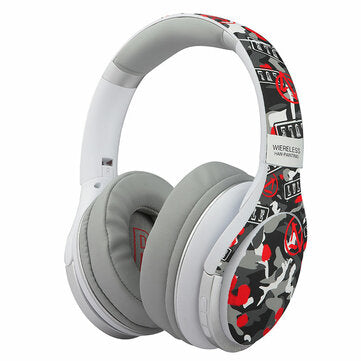 Bakeey EL-A1 Foldable Wireless Headset bluetooth Headphones Subwoofer Bass Surroun... (COLOR: WHITE)