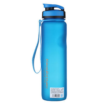 1000ML Portable Leakproof Eco-friendly EP+Safety+Degradable Sports Water Bottle Dr... (COLOR.: BLUE)