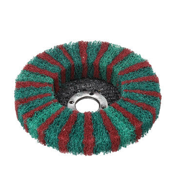 8Pcs 4 Inch Pattern Fiber Disc Polishing Grinding Wheel Scouring Pad Buffing Wheel for Angle Grinder