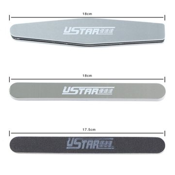 USTAR UA1605 5 in 1 Abrasive Stick Set Grinding Tools Set Polishing Sticks for Model Kit