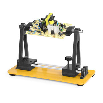 NEWACALOX Adjustable PCB Holder Magnetic Flexible Arm Soldering Iron Stand Third Hand ... (TYPE: .A)