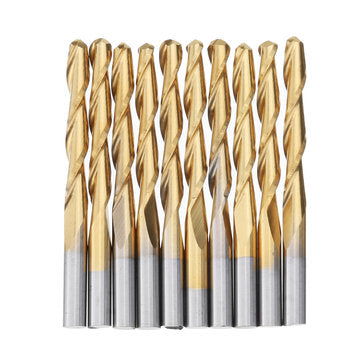 Drillpro 3.175mm Shank Spiral Ball Nose End Mill Cutter Tungsten Carbide Titanuim Co... (SIZE: 22MM)