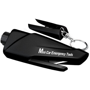 Multi-Function Car Safety Hammer Portable Window Breaker Escape Device (COLOR.: BLACK)