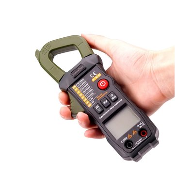 Borbede Digital Clamp Meter Multimeter Automatic Identification 6000 Counts DC AC Resistance Capacit