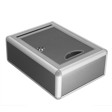 Aluminum Mail Letter Post Storage Box Outdoor Lockable Mailbox Wall Mounted