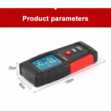 WT3121 Handheld Digital LCD EMF Meter Electromagnetic Radiation Tester Electric Field Magnetic Field