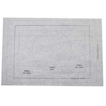 Large Puzzles Mat Jigsaw Roll Felt Mat Play Mat for Up To 2000Pcs Puzzle Mat Toy (COLOR.: BLACK)
