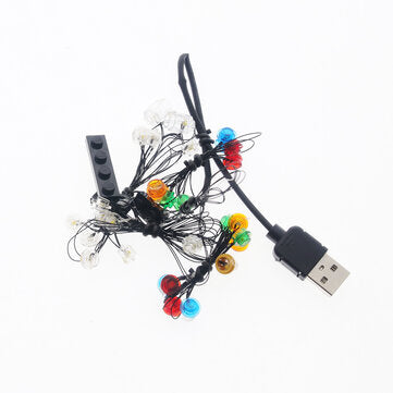 YEABRICKS DIY LED Lighting Light Kit for Lego 10254 Christmas Holiday Car Building Blocks Lighting A