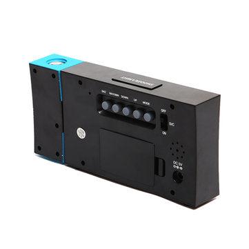 8290 Electric LED Weather Forecast Clock With Time Projection Color Screen Dual Power Supply Tempera