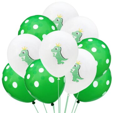 66Pcs Dinosaur Theme Ballon Set Rex Long-Neck Dragon Aluminum Film Ballon Children Boy Birthday Part