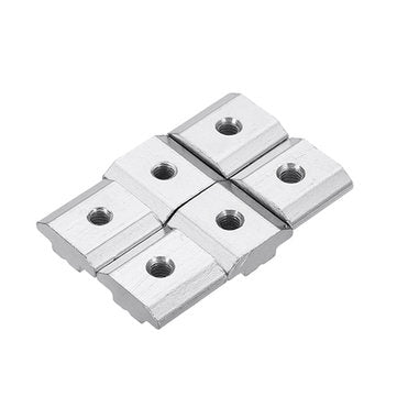 Machifit 50pcs 30M4 T Sliding Nut M4 Block Square Nuts for 3030 Aluminum Profile