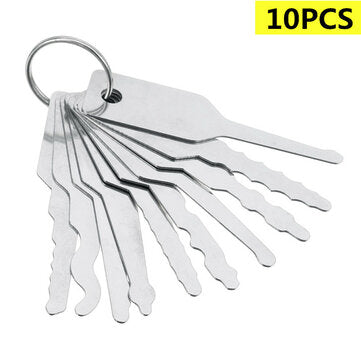 Unlocking Locksmith Practice Lock Pick Key Extractor Padlock Lockpick Tool Kits (QUANTITY: 10PCS)