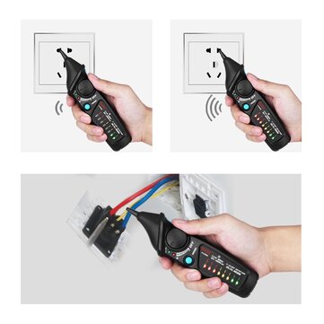 BSIDE AVD06 Non-contact Voltage Tester Pen AC 12-1000V Auto/Manual Dual Mode NCV Tester Live Wire Ch