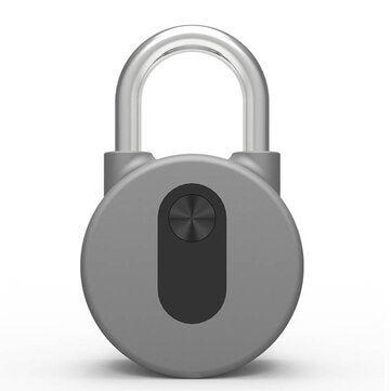 Smart Round Shape Mini Electronic Anti Theft bluetooth Lock APP Unlocking Waterpro... (COLOR.: GREY)