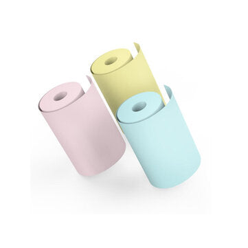 5 Rolls Colorful 57mm x 30mm Thermal Receipt Paper (COLOR.: YELLOW)