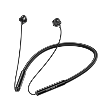 ROCK B5 bluetooth 5.0 Wireless Neck-hanging Headset Foldable Hifi Deep Bass Sports... (COLOR: BLACK)