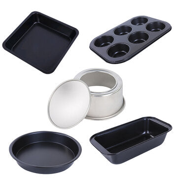 5Pcs Bakeware Molds Cake Pan Pudding Triangle Cakes Mold Muffin Baking Tools Cake Molds