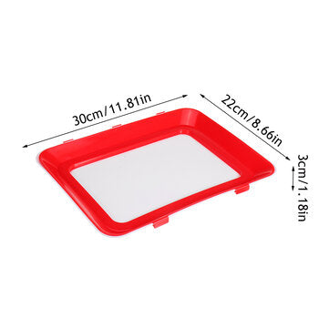 Vacuum Food Preservation Tray Elastic Fresh Storage Container Healthy Kitchen