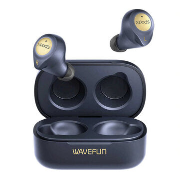 Wavefun XPods 3T TWS Earphones Wireless bluetooth Headphones HIFI CVC8.0 Noise Red... (COLOR: BLACK)