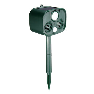 Solar Ultrasonic Repeller bird Outdoor Solar Ultrasonic Pest Animal Repeller PIR Repellent Garden Ca