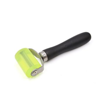 Car Sound Insulation Construction Tools Black Wooden Handle Yellow Silicon Roller