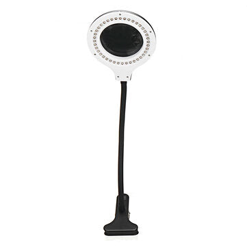 Clip-on 5X/10X Led Magnifying Glass Desk Lamp Electric USB Plug-in Magnifying Lamp
