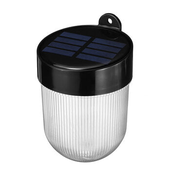 Outdoor Solar Powered LED Fence Light Dual Color Temperature Waterproof... (SHELL COLOR: BLACKSHELL)