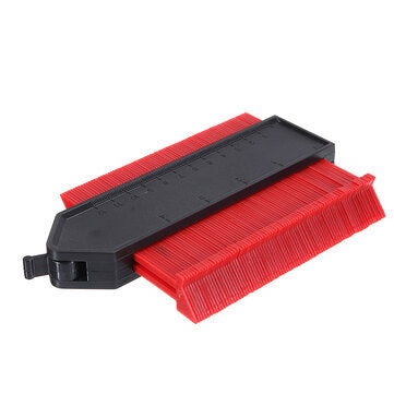 Drillpro 5 Inch Locking Shape Contour Duplicator Profile Gauge Tiling Laminate Tile... (COLOR.: RED)