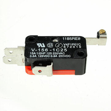 Wendao V-156-1C25 Micro Switch Long Hinge Roller Lever Stroke Limit Switches 10pcs