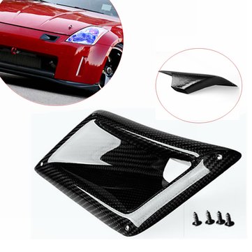 Carbon Fiber Board Front Bumper Machine Cover Air Vent Intake Duct Left Side for NISSAN 350Z Z33 200