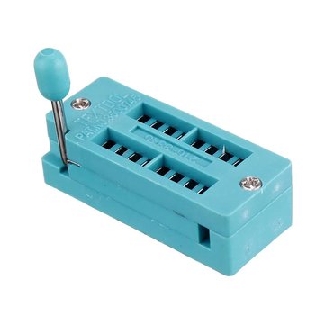 10Pcs IC Lock Seat Zif Socket Test Universal zif Sockets 16Pin