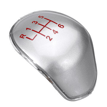 5/6 Speed Gear Shift Knob Cap Silver Cover FOR FORD FIESTA TRANSIT CONNECT TOURNE... (SPEED: 6SPEED)