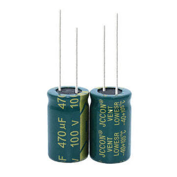 Geekcreit 10pcs 100V 470uf Switching Power Supply Board High Frequency Low Resistance Aluminum Elect