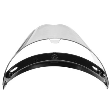 Universal Motorcycle Helmet Flip Up Visor Model Transparent Button Wind Lens UV Sunscreen 7.9X5.7in