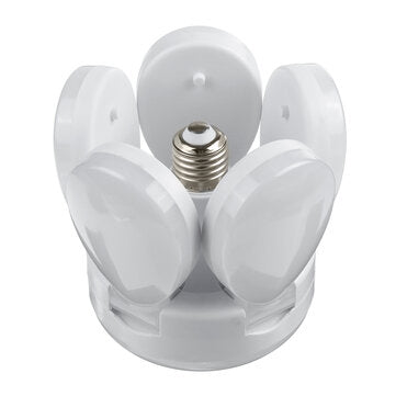 AC165-265V 40W 5 Blades Turtle Shape E27 LED Garage Light Deformable Ceiling Fixture Workshop Lamp B