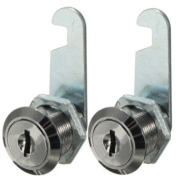Zinc Alloy Cam Lock Filing Cabinet Mail Box Drawer Cupboard Locker with Two Keys 16mm/... (SIZE: 20)