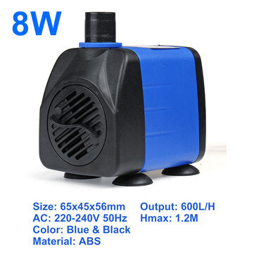 Submersible Water Pump Circulatiion Pump For Pond Aquarium Fish Tank Fountain Wate... (POWER: 7000W)