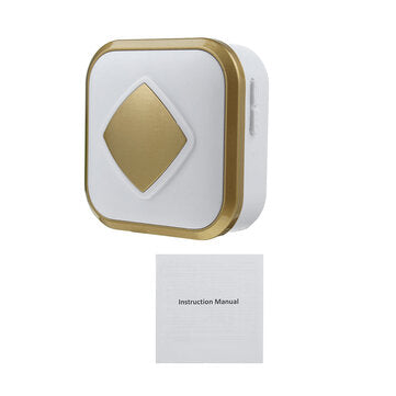 Wireless Doorbell Waterproof Transmitter + Receiver Home Wall Doorbell 60 Chimes (TYPE: RECEIVER)
