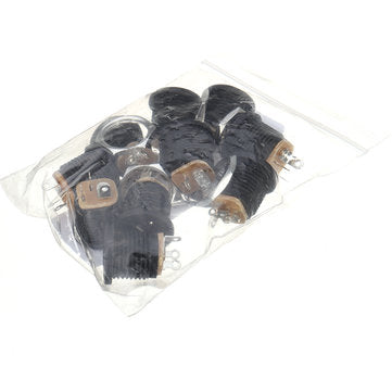 50pcs DC-022 5.5-2.1mm Round Hole Screw Nut DC Power Socket ROHS Internal Diameter 5.5mm