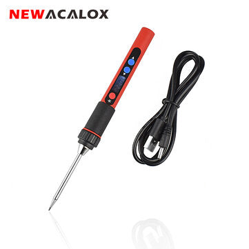 NEWACALOX PX-988USB DC5V 10W Soldering Iron Stainless Steel Welding Tips I/K/BCS/2C/2... (MODEL: 1#)